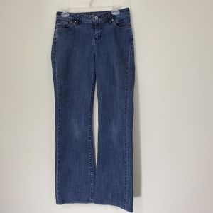 Christopher Blue Stretch Blue Jeans, Size 4